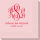 Script Monogram with Small Initials plus Text Napkins Image 2 of 2